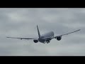 Air France B77W taking off