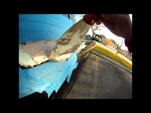 Panel rust repair on 97 Mitsubishi mirage