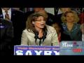 videos de Sarah Palin swallows the attention at Chambliss rally - is she working hard for 2012 ?