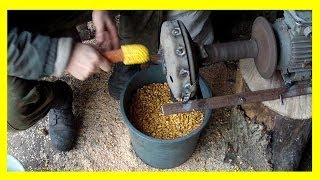 Прибор для очистки початков кукурузы от зерна