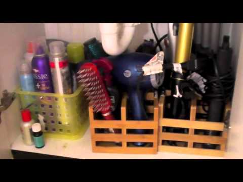 how to organize hair tools