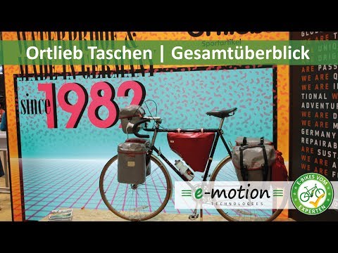 Ortlieb Fahrradtaschen 2018: Gesamtüberblick | Pedelec Preview, Vorschau - Eurobike 2017