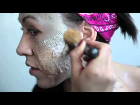 how to apply zombie makeup
