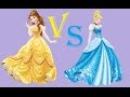 Princess Rap Battle - Cinderella VS Belle (Sarah Michelle Gellar & Whitney Avalon) - LYRICS