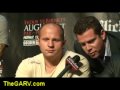 Fedor and Barnett at Affliction 3 press conference