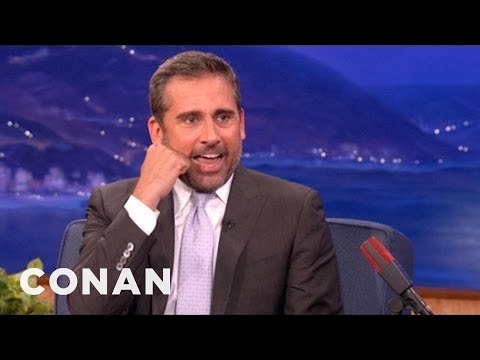 Steve Carell Improvises Some New Characters - CONAN on TBS