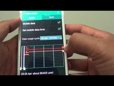 how to set data limit on iphone 5