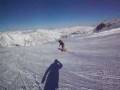 Wilfra snowboarden in Hintertux november 2008