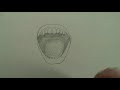 HD How to Draw an Angry Mouth Step by Step (Scream Face Expression)