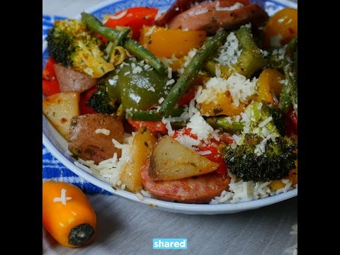 One Pan Sausage & Veggies Is The Perfect Quick And Healthy Meal