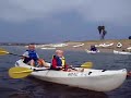 Kayaking in Mission Bay in San Diego