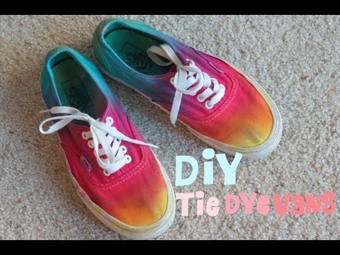 how to dye vans shoes black
