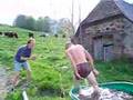 bain à la campagne