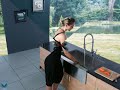 Vigo VG02001STK1 Pull-Out Spray Kitchen Faucet with Deck Plate, Stainless Steel