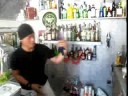 Captain Vu Flairtending in Mickey and Vu's Cocktail Lounge