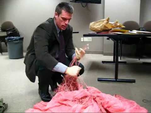 Dan Cooper - FBI agent Larry Carr reviews key pieces of evidence from the unsolved 1971 hijacking case. Read more here: http://www.seattlepi.com/local/340794_cooper23.html.