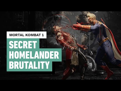 Mortal Kombat 1 Homelander Secret Brutality | JCR Comic Arts