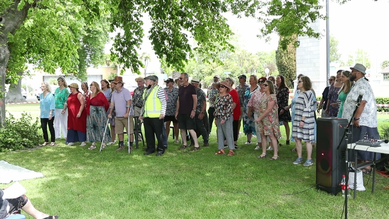 'Tell me why': HB Soul choir peace pole ceremony