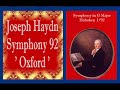 Haydn - Symphony 92 ' Oxford '