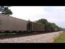 BNSF 6006 Leads NS 736, Loaded Coal, at Waring