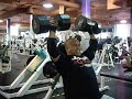 Dumbbell shoulder press 105 x 6