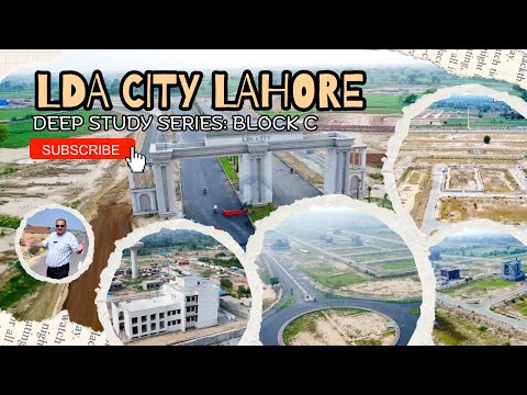 LDA City Lahore Block C | July 2025 Drone Tour, Plot Rates & Latest Construction Update
