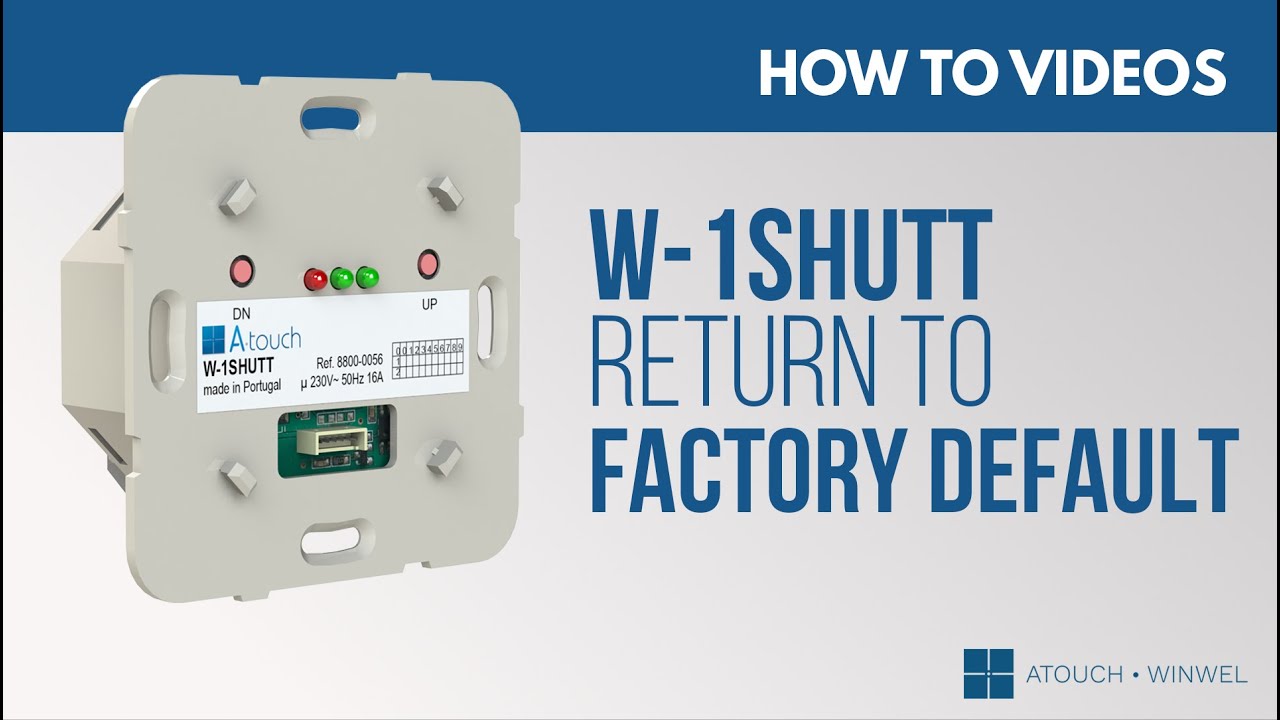 Voltar às definições de fábrica