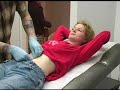 me getting my belly button pierced