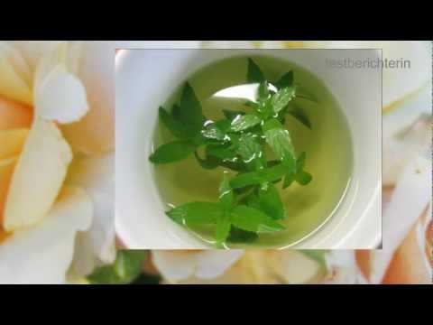 Pfefferminztee selber machen aus frischen Blättern ist kinderleicht - Ich zeige es Euch