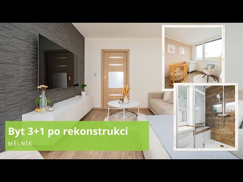 Video Byt 3+1 po precizní rekonstrukci, Mělník