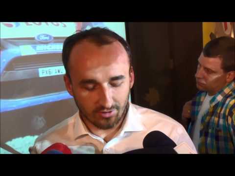 Robert Kubica przed Rajdem Polski 2014 Robert Kubica przed Rajdem Polski 2014