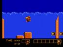 the gameplay of karnov for nes.created by data east.
