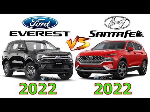 So sánh Chi tiết Ford Everest 2022 và Hyundai Santafe 2022 [NEW]
