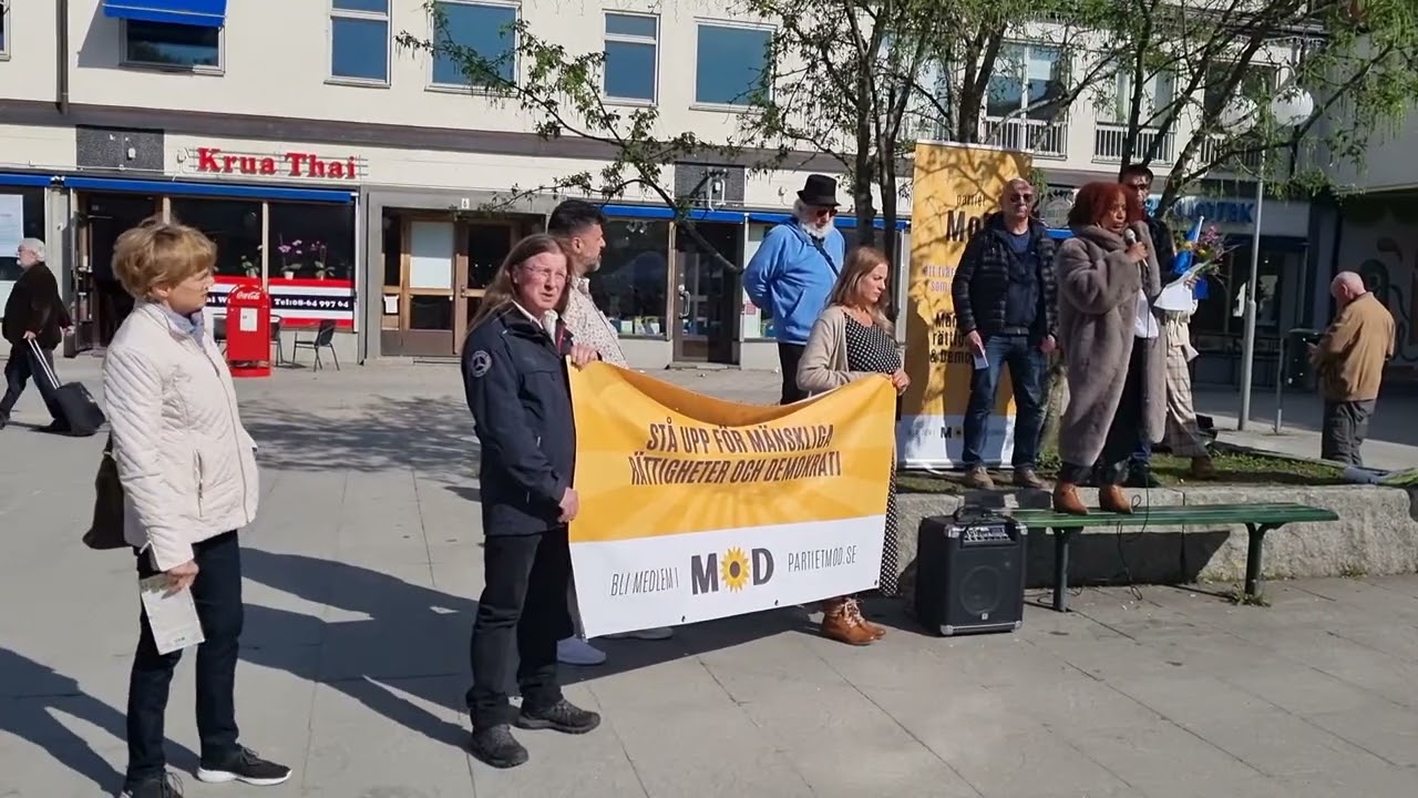 Winee Hailu, MoDs torgmöte, 22 maj 2022, Bagarmossen