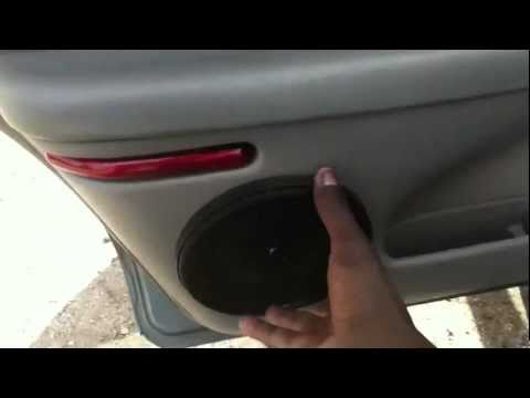 How & Where to place rear door speakers in a 2005 Buick Century