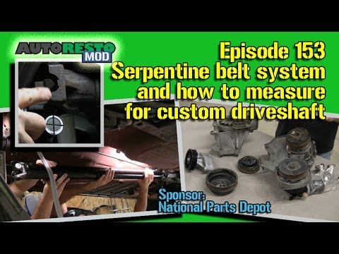 how to measure serpentine belt length