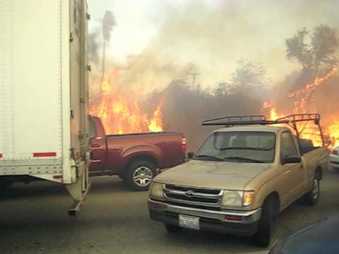 215 Freeway Fire