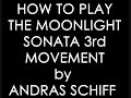 How to Play The Moonlight Sonata 3rd Mvm. by Andras Schiff