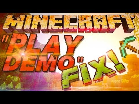 how to play a minecraft demo