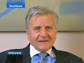 euronews   interview   jean claude trichet
