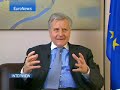 euronews   interview   jean claude trichet