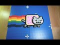 With roughly 600 bricks of 12 different colors, a ton of patience and a lot of calculations here is the first faithful reproduction of Nyan Cat, made entirely of LEGO blocks! Created by JoëlEdition - www.joeledition.org