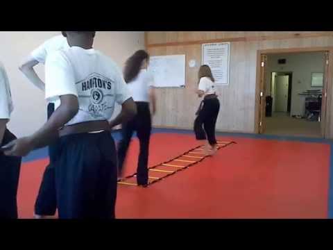 Hampton's Karate Academy - Footwork Drills 04