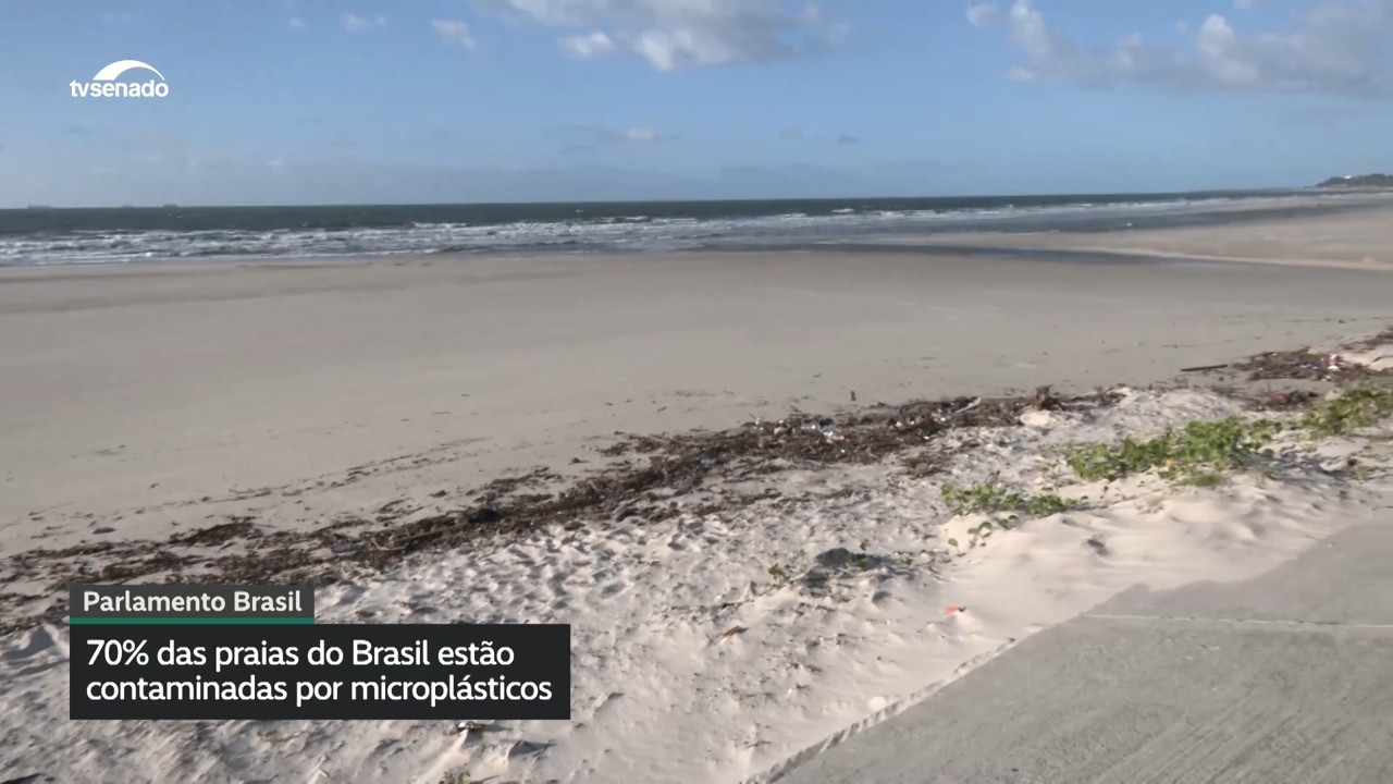 Microplásticos contaminam 70% das praias do Brasil e o nosso corpo