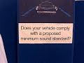 Playing simulated Idle and Accelerating noise in Hybrid cars