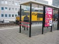 Intercity trains arriving in Eindhoven (NL)