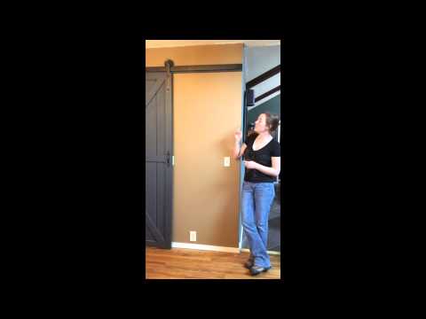 how to sliding barn door