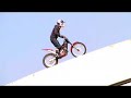 Red Bull Trial X rider Julien Dupont rides dutch bridge