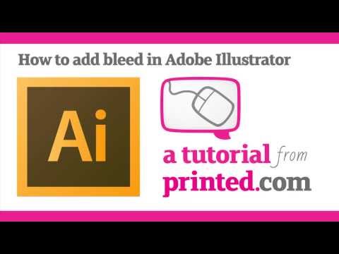 how to make bleed in illustrator