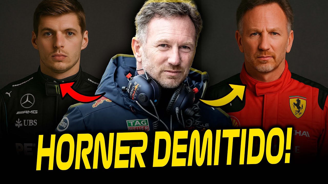 ????Urgente: Horner Demitido Da Red Bull! Max É O Novo "Dono" Ou Vai Para Mercedes? Horner Na Ferrari?